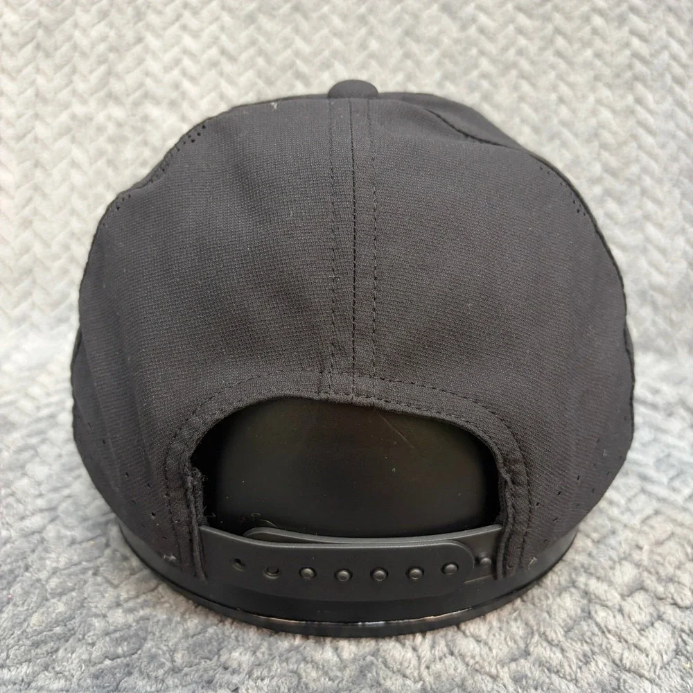 Nike Legacy91 Dri-FIT Black Perforated Adjustable Snapback Golf Hat Cap 0767